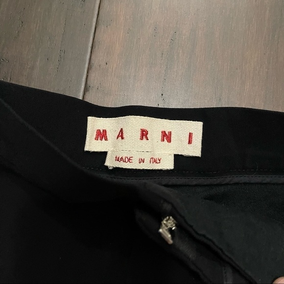 MARNI Made In Italy Black Ladies Viscose Blend Cargo Jogger Pants Size 4… - Picture 4 of 11